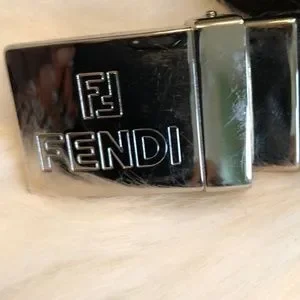 Fendi | Accessories | Fendi Black Woven Belt Sz 4 | Poshmark display picture 2